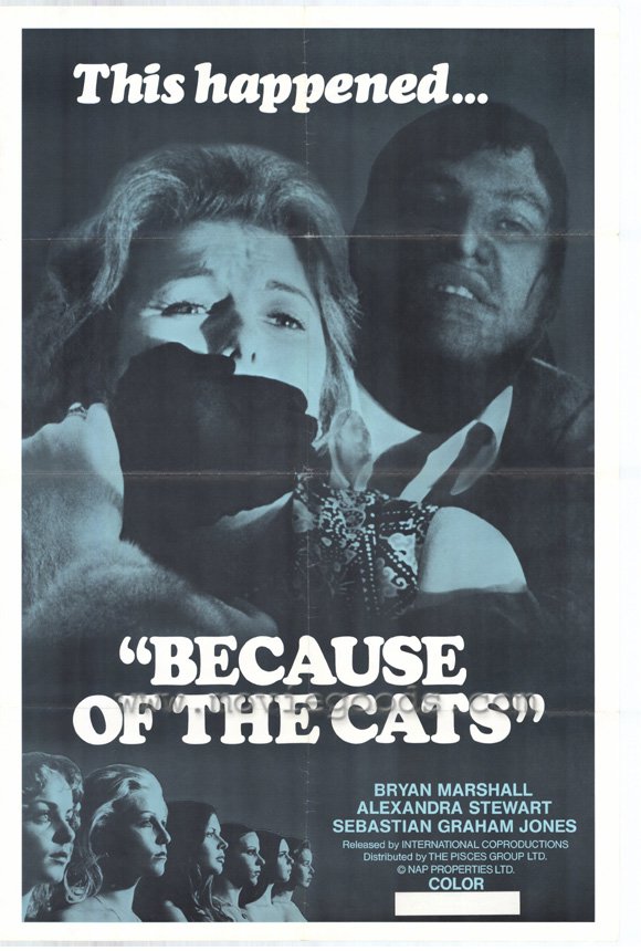 Из-за кошек/Изнасилование/К.О.Т.Ы /Because of the Cats/C.A.T.S./Kissat/The Rape/Perche i gatti/Bryan Marshall,Alexandra Stewart,Edward Judd,Sylvia Kristel